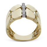 Fashion Ring In 18k Gold With Diamonds - Simon G. Jewelry