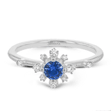 Garden Gemstone Ring In 18k Gold with Diamonds - Simon G. Jewelry