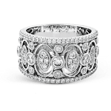 Harmonie Fashion Ring in 18k Gold with Diamonds - Simon G. Jewelry