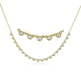 Harmonie Necklace in 18k Gold with Diamonds
