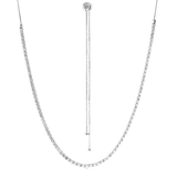 Lariat Tennis Necklace in 18k Gold with Diamonds - Simon G. Jewelry