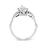 Marquise - Cut Halo Engagement Ring In 18k Gold With Diamonds - Simon G. Jewelry