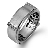 Men's Wedding Band In 14k Or 18k Gold with Diamonds - Simon G. Jewelry