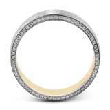 Men's Wedding Band In 14k Or 18k Gold With Diamonds - Simon G. Jewelry