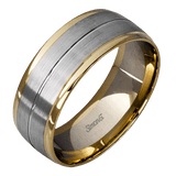 Men's Wedding Band Ring In 14k Or 18k Gold