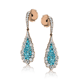 Paraiba Drop Earrings in 18k Gold with Diamonds - Simon G. Jewelry