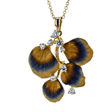 Pendant in 18k Gold with Diamonds - Simon G. Jewelry