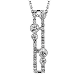 Pendant in 18k Gold with Diamonds - Simon G. Jewelry