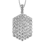 Pendant in 18k Gold with Diamonds - Simon G. Jewelry