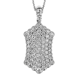 Pendant in 18k Gold with Diamonds - Simon G. Jewelry