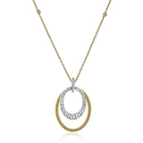 Pendant in 18k Gold with Diamonds - Simon G. Jewelry
