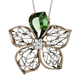 Pendant Necklace in 18K Gold with Diamonds - Simon G. Jewelry