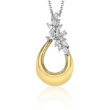 Pendant Necklace in 18k Gold with Diamonds - Simon G. Jewelry