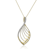 Pendant Necklace in 18k Gold with Diamonds - Simon G. Jewelry