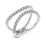 Princess - cut Engagement Ring & Matching Wedding Band in 18k Gold with Diamonds - Simon G. Jewelry