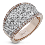 Right Hand Ring in 18k Gold with Diamonds - Simon G. Jewelry