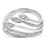 Right Hand Ring In 18k Gold With Diamonds - Simon G. Jewelry