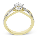 Right Hand Ring in 18k Gold with Diamonds - Simon G. Jewelry