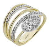 RIGHT HAND RING IN 18K GOLD WITH DIAMONDS - Simon G. Jewelry