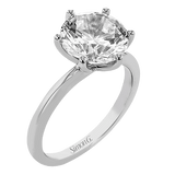 Round - cut Engagement Ring in 18k Gold - Simon G. Jewelry