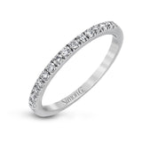 Round - cut Engagement Ring & Matching Wedding Band in 18k Gold with Diamonds - Simon G. Jewelry