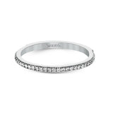 Round - cut Engagement Ring & Matching Wedding Band in 18k Gold with Diamonds - Simon G. Jewelry