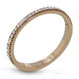 Round - cut Halo Engagement Ring & Matching Wedding Band in 18k Gold with Diamonds - Simon G. Jewelry