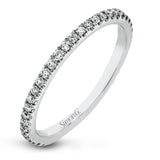 Round - cut Halo Engagement Ring & Matching Wedding Band in 18k Gold with Diamonds - Simon G. Jewelry