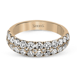 Simon - Set Anniversary Ring In 18k Gold With Diamonds - Simon G. Jewelry