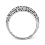 Simon - Set Anniversary Ring In 18k Gold With Diamonds - Simon G. Jewelry