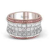 Simon - Set Anniversary Ring In 18k Gold With Diamonds - Simon G. Jewelry