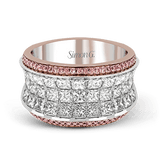 Simon - Set Anniversary Ring In 18k Gold With Diamonds - Simon G. Jewelry