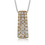 Simon - set Pendant Necklace in 18k Gold with Diamonds - Simon G. Jewelry