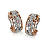 Trellis Earrings in 18k Gold with Diamonds - Simon G. Jewelry