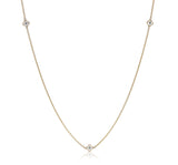 Trellis Necklace in 18k Gold with Diamonds - Simon G. Jewelry