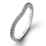 Wedding Band in 18k Gold with Diamonds