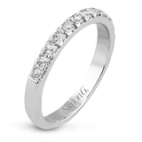 Wedding Band in 18k Gold with Diamonds