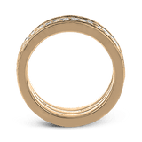 Wedding Band Set In 18k Gold With Diamonds - Simon G. Jewelry