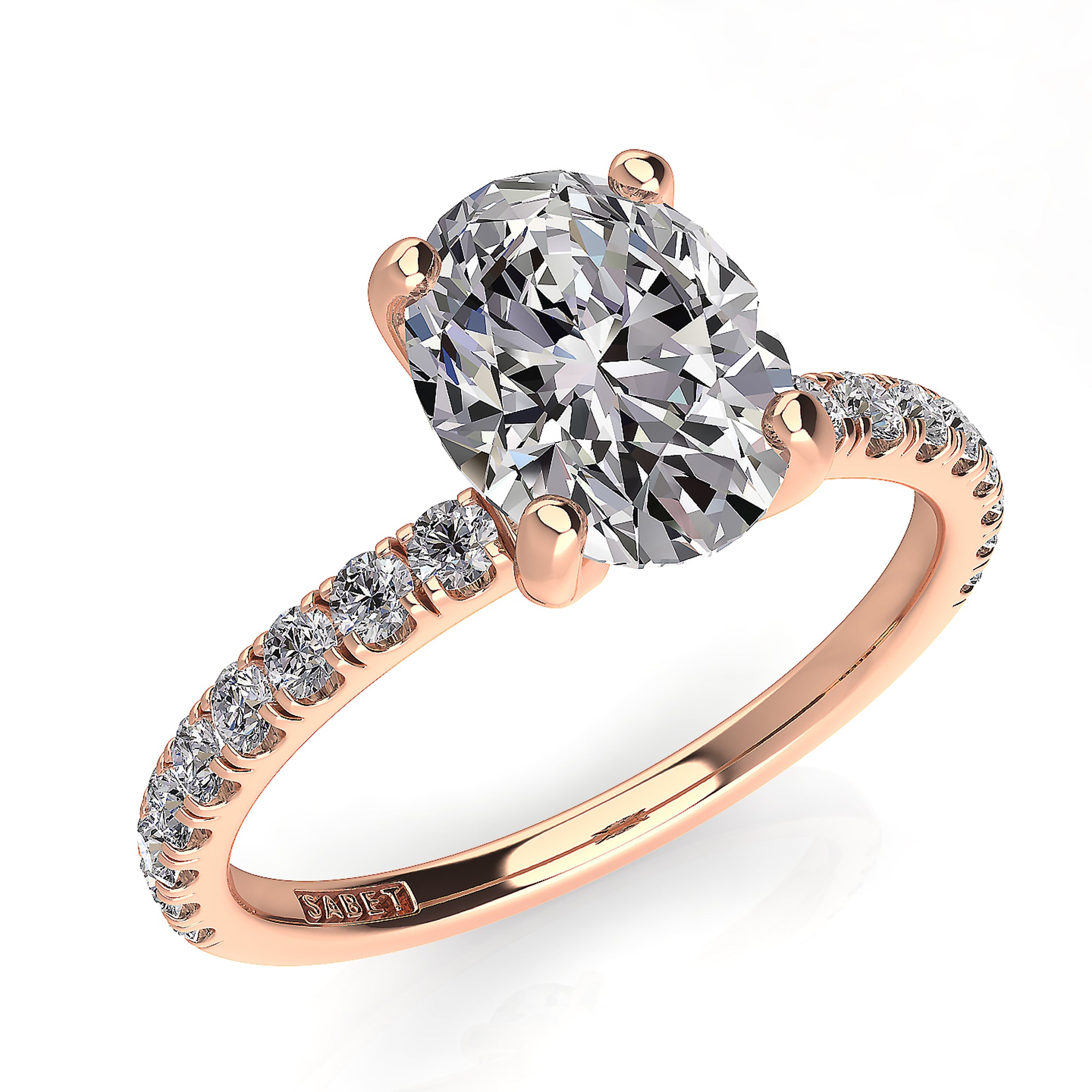 Oval Solitaire Classic Engagement Ring