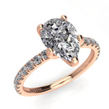 Pear Solitaire Classic Engagement Ring