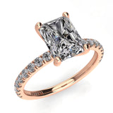 Radiant Solitaire Classic Engagement Ring