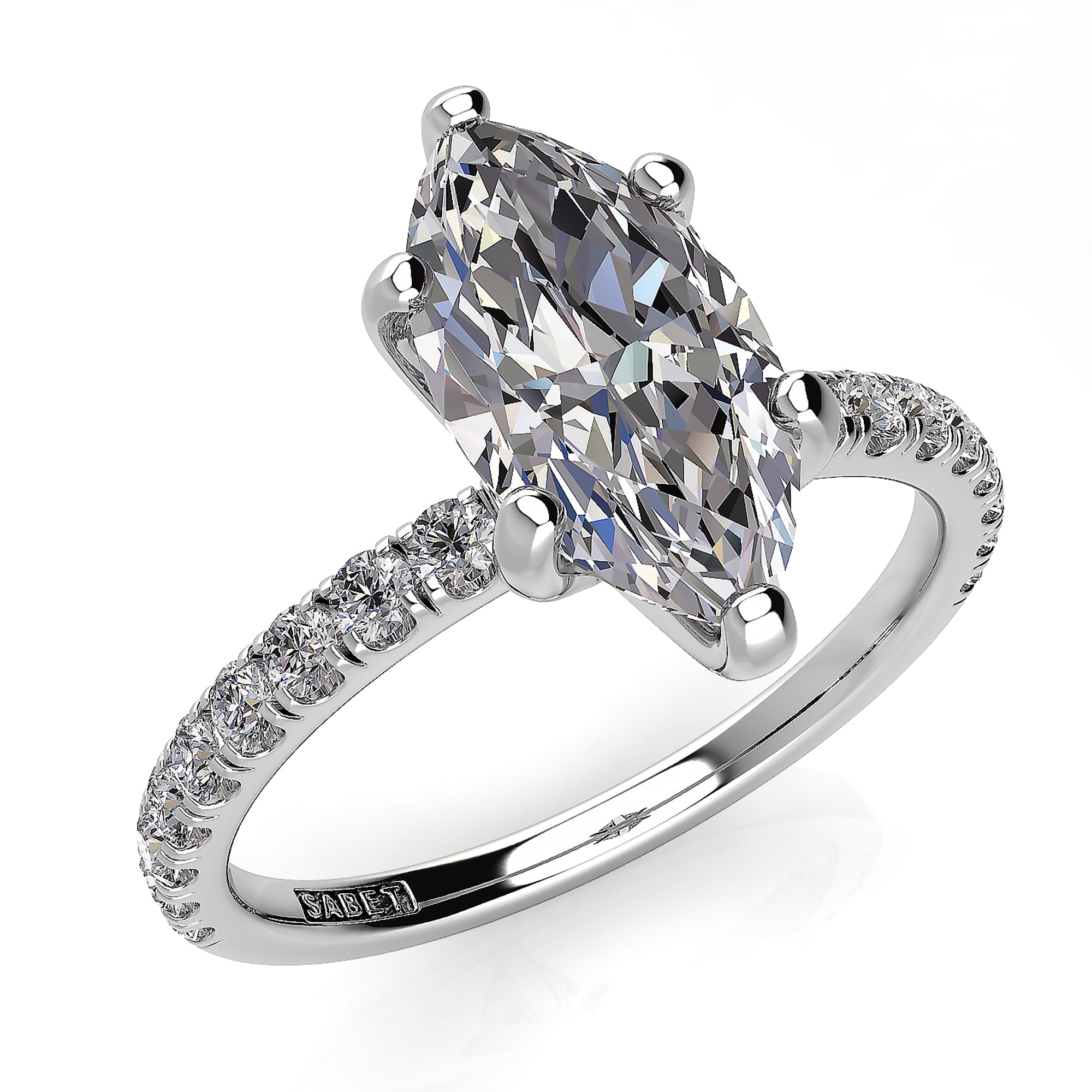 Marquise Solitaire Classic Engagement Ring
