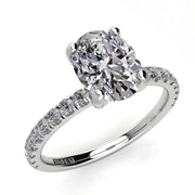 Oval Solitaire Classic Engagement Ring