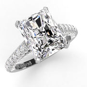 Three Sided Radiant Diamond Engagement Ring .80ct