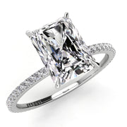 Solitaire Radiant Diamond Engagement Ring