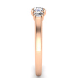 Three Stone Diamond Engagement Ring 0.38ct 