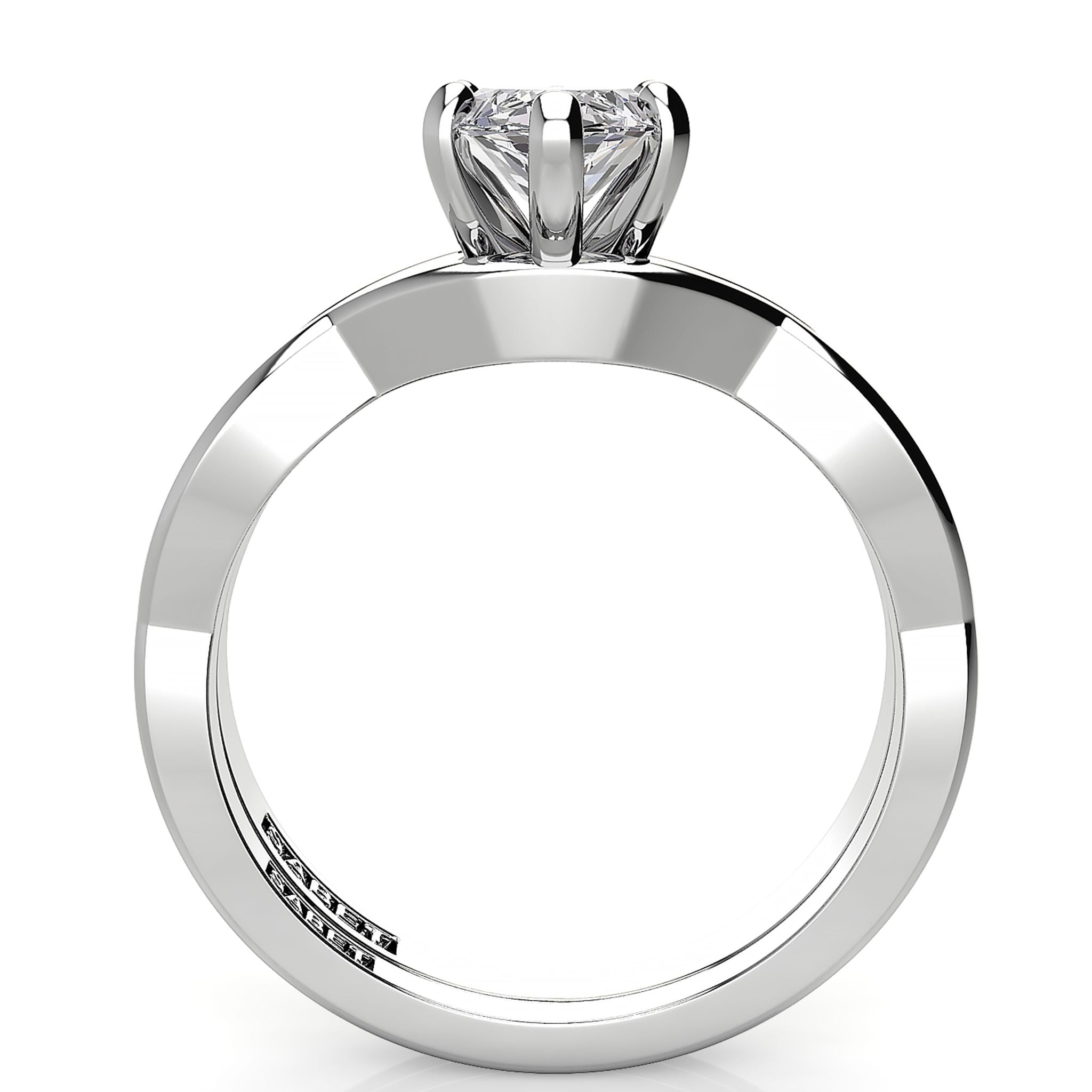 Marquise Twist Engagement Ring Set