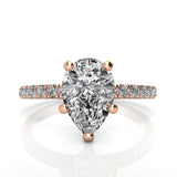 Pear Solitaire Classic Engagement Ring