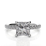 Princess Solitaire Classic Engagement Ring