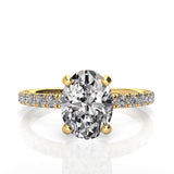 Oval Solitaire Classic Engagement Ring